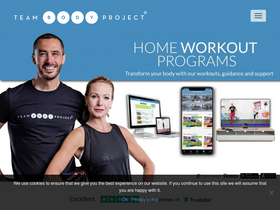 'teambodyproject.com' screenshot