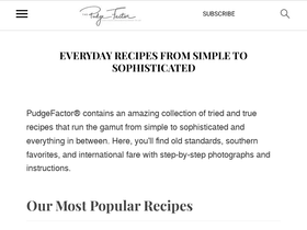 'pudgefactor.com' screenshot