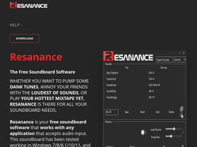 'resanance.com' screenshot