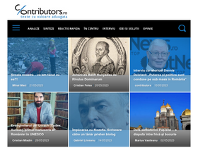'contributors.ro' screenshot