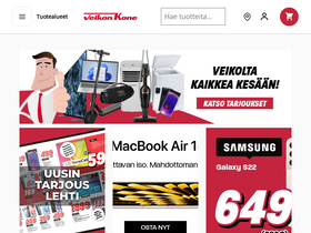 'veikonkone.fi' screenshot