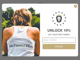 faithnotfear.co homepage screenshot
