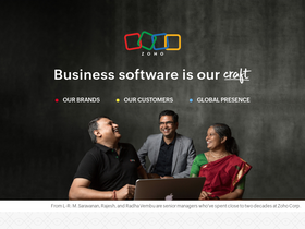 'zohocorp.com' screenshot