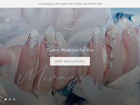 miragenailstudio.com homepage screenshot