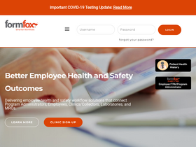 'formfox.com' screenshot