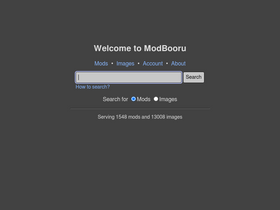 'modbooru.com' screenshot