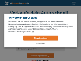 'wirkaufendeinauto.de' screenshot