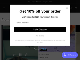 j4flowerhorns.com homepage screenshot
