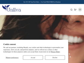 Unilva website screenshot