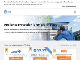 'besthomewarrantyonline.com' screenshot
