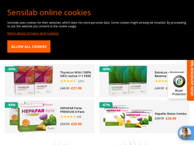 'sensilab.com' screenshot