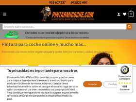 'pintarmicoche.com' screenshot