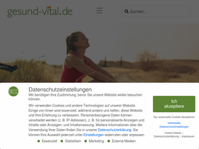 'gesund-vital.de' screenshot