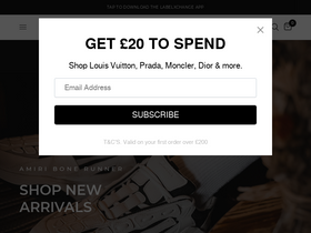 Label Source homepage screenshot