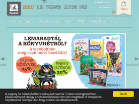 'pagony.hu' screenshot
