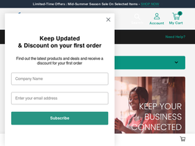 Attock Network Products homepage screenshot