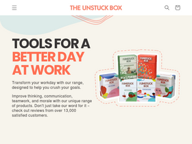 unstuckbox.com homepage screenshot