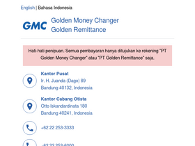 'gmc.co.id' screenshot