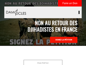 'damocles.co' screenshot