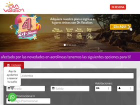 'onvacation.com' screenshot