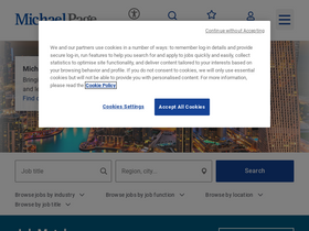 'michaelpage.ae' screenshot