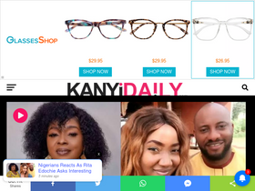 'kanyidaily.com' screenshot