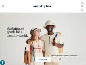 'unitedbyblue.com' screenshot