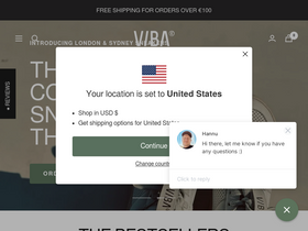 VIBAe website screenshot