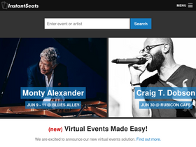 'instantseats.com' screenshot
