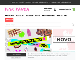 'pinkpanda.hr' screenshot