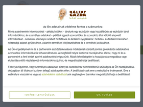 'balintgazda.hu' screenshot