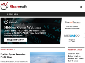 'sharecafe.com.au' screenshot