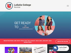 'lasallecollege.com' screenshot