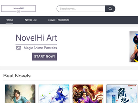 'novelhi.com' screenshot
