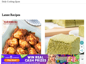 'dailycookingquest.com' screenshot