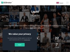 'b2broker.com' screenshot