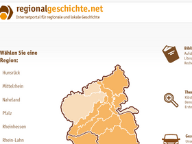 'regionalgeschichte.net' screenshot