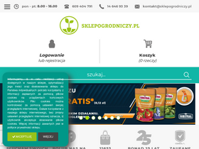 'sklepogrodniczy.pl' screenshot