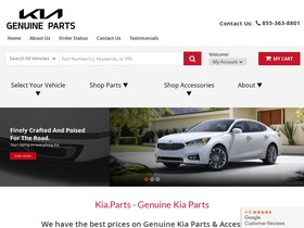 'kia.parts' screenshot