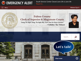 'fultonclerk.org' screenshot