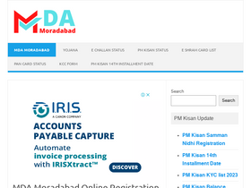 'mdamoradabad.org' screenshot