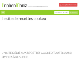 'cookeomania.fr' screenshot
