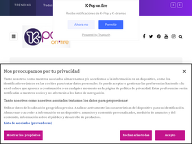 'kpoponfire.com' screenshot