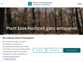 'weddyplace.com' screenshot