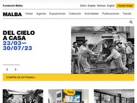 'malba.org.ar' screenshot