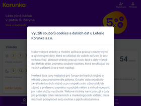 'korunka.eu' screenshot