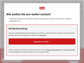 'echo-online.de' screenshot