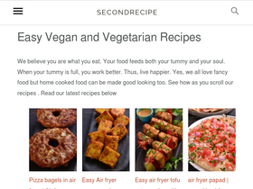 'secondrecipe.com' screenshot
