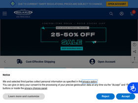 relaxuswholesale.us homepage screenshot