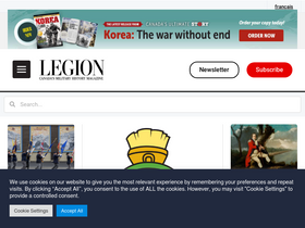 'legionmagazine.com' screenshot